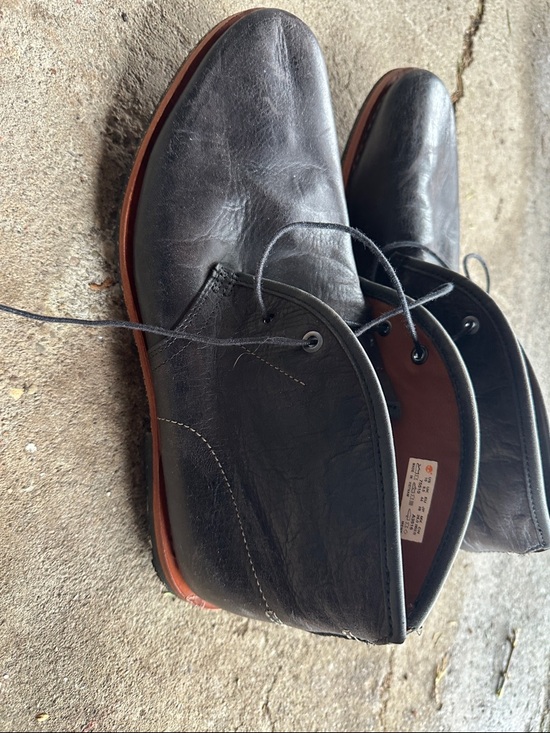 Timberland Other - Timberland Black Leather Chukka Boots with Brown Trim